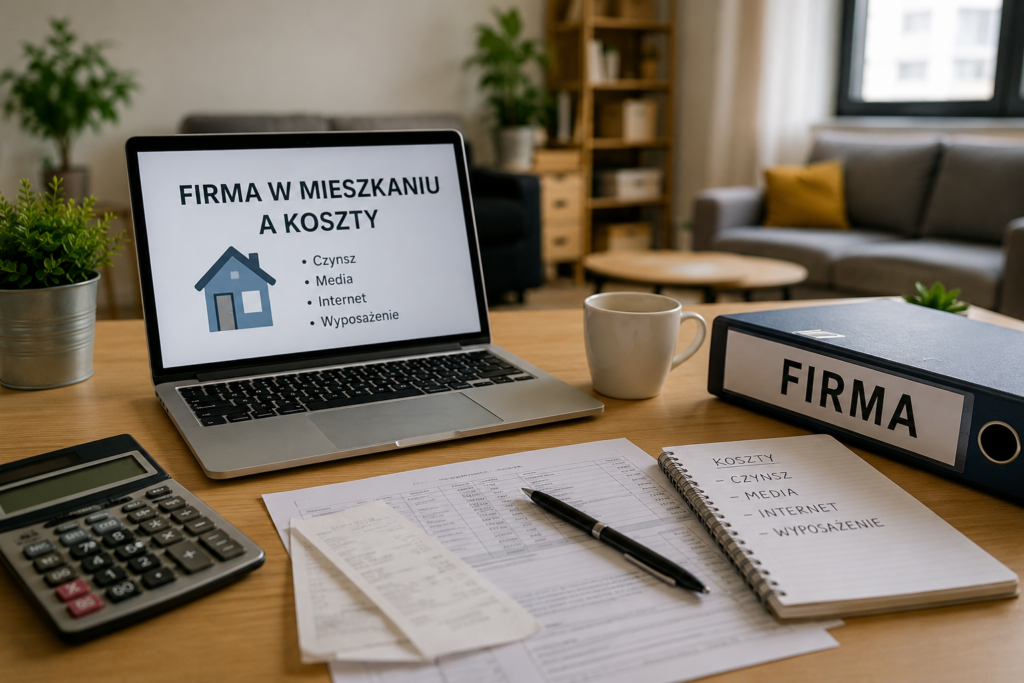 Firma w mieszkaniu – koszty prowadzenia działalności w domowym biurze